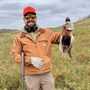 Mentee with First Pheasant